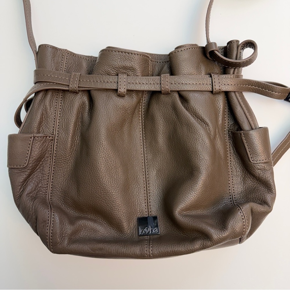 *New* Kooba Barton Springs Leather Bucket Crossbody